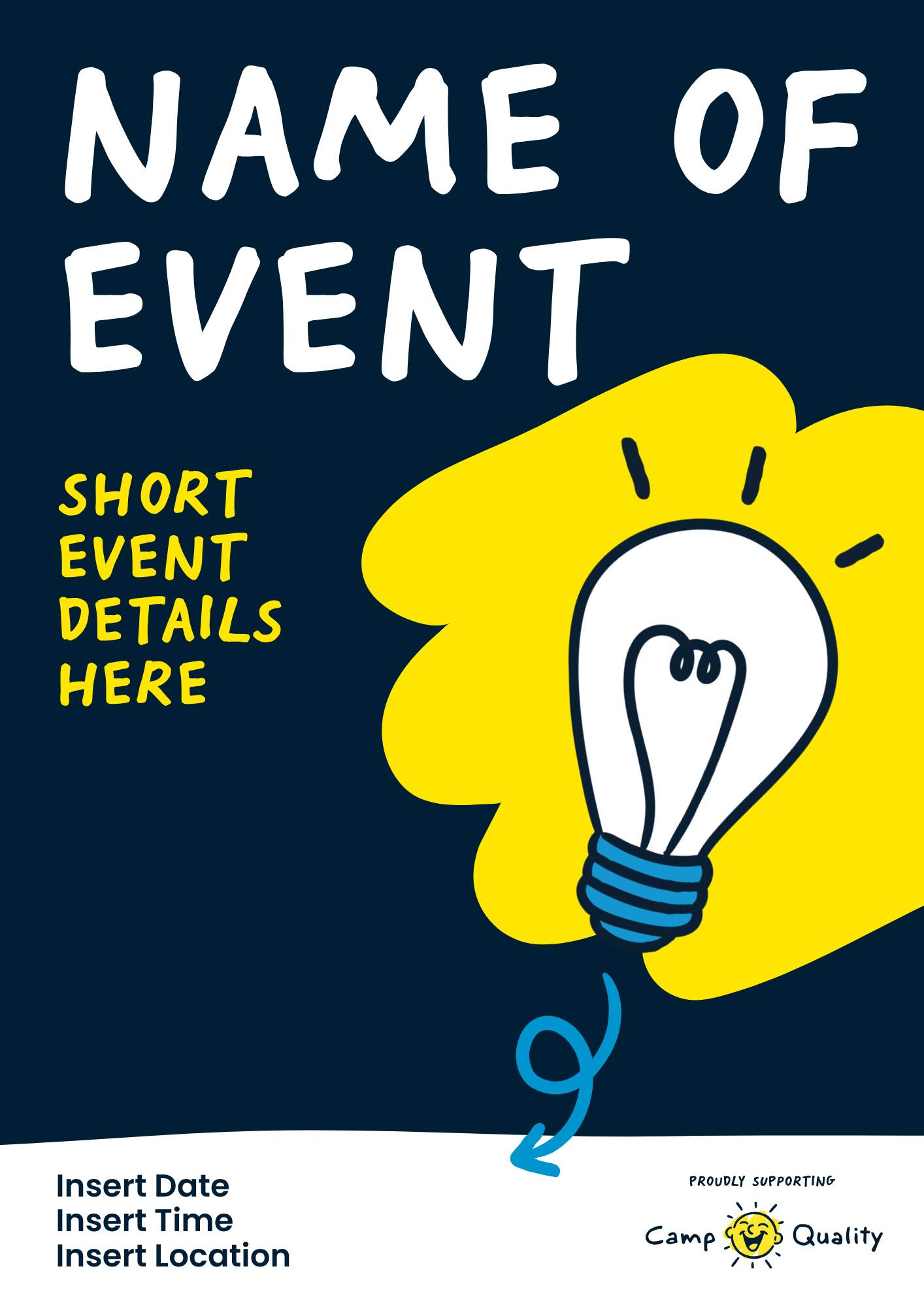 DIY trivia poster template preview