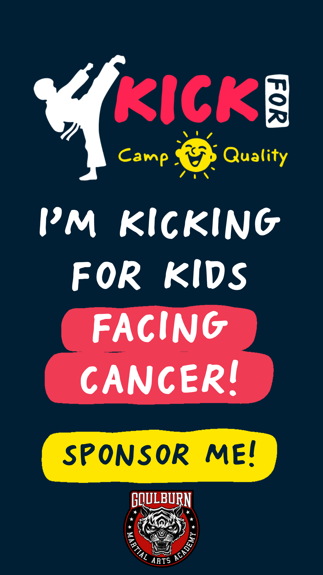 Kick for Camp Quality Social Story 1