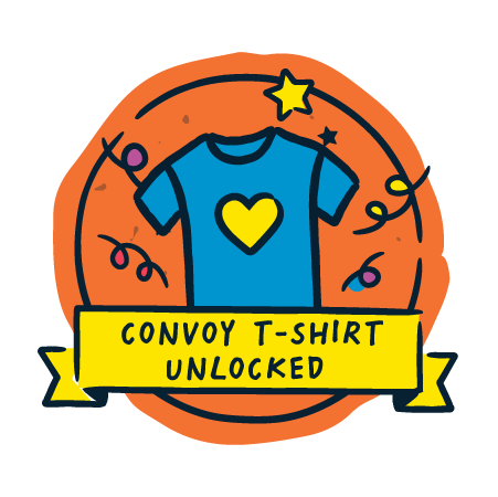 Gamification Badge T-shirt Unlocked