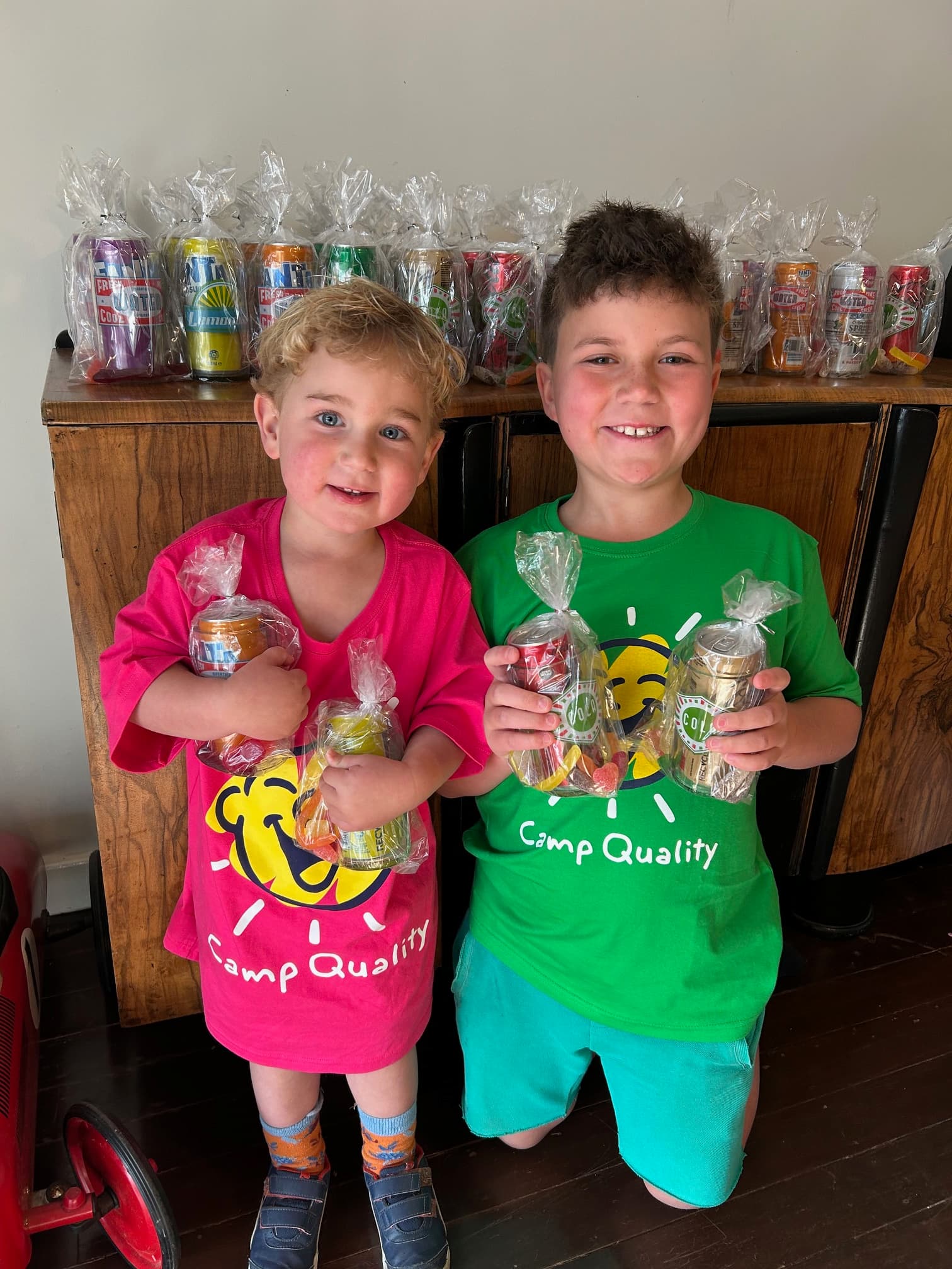 Archer fundraising for Camp Quality