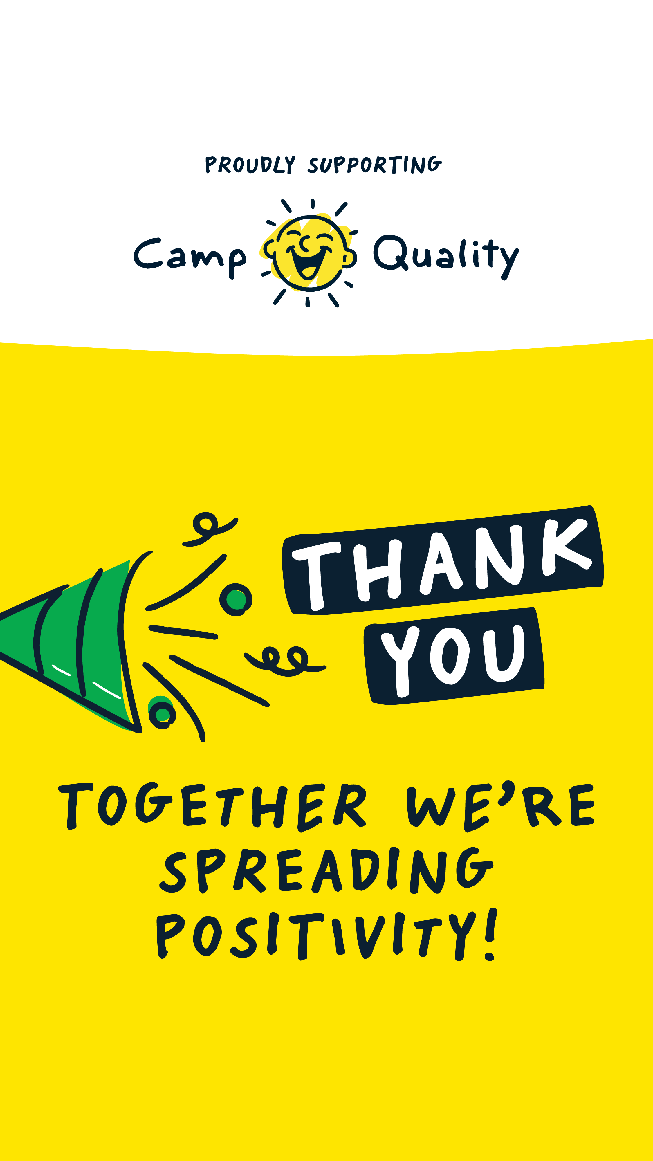 Camp Quality supporter thank-you social Story two