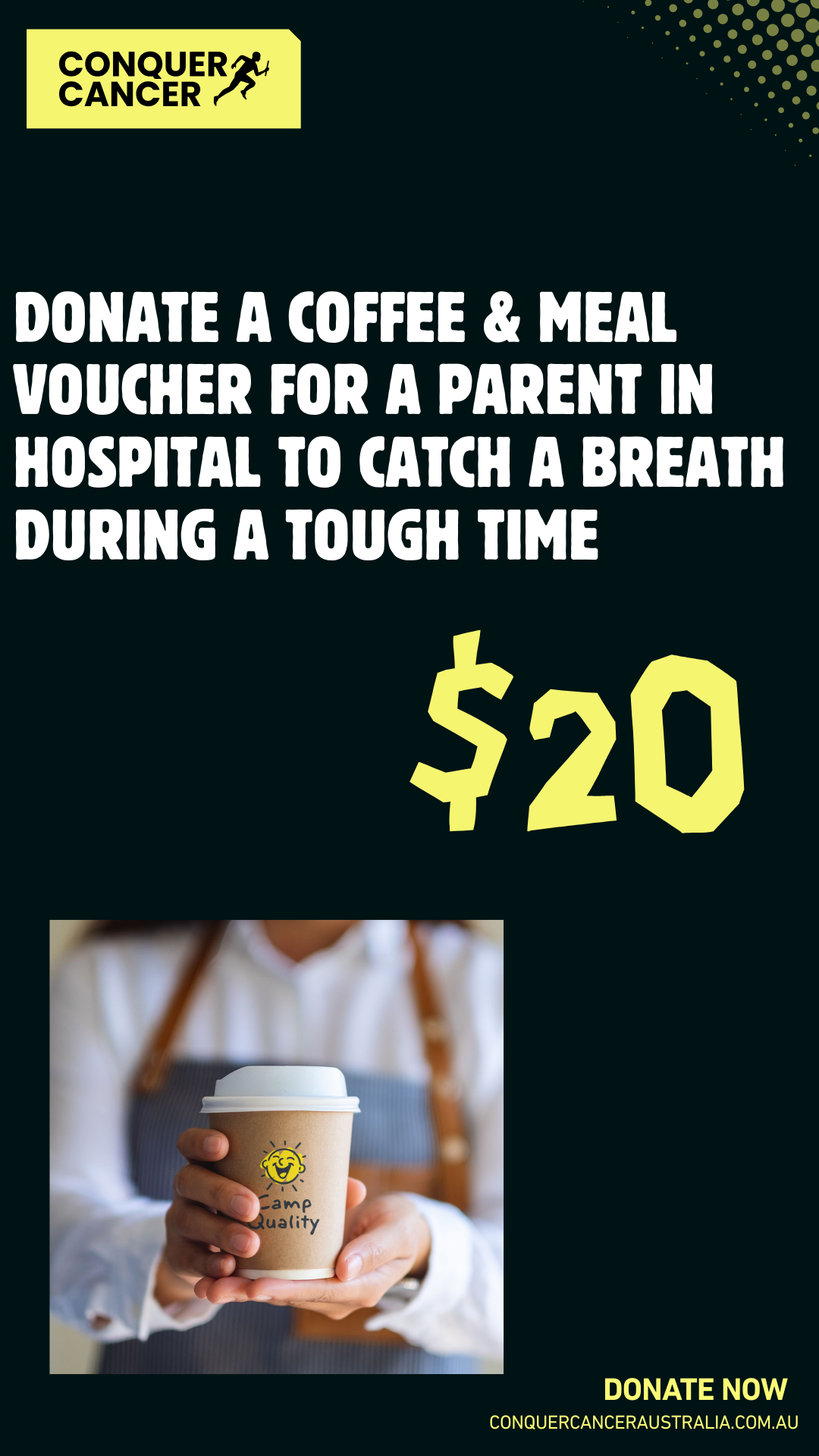 Story - Conquer Cancer - $20