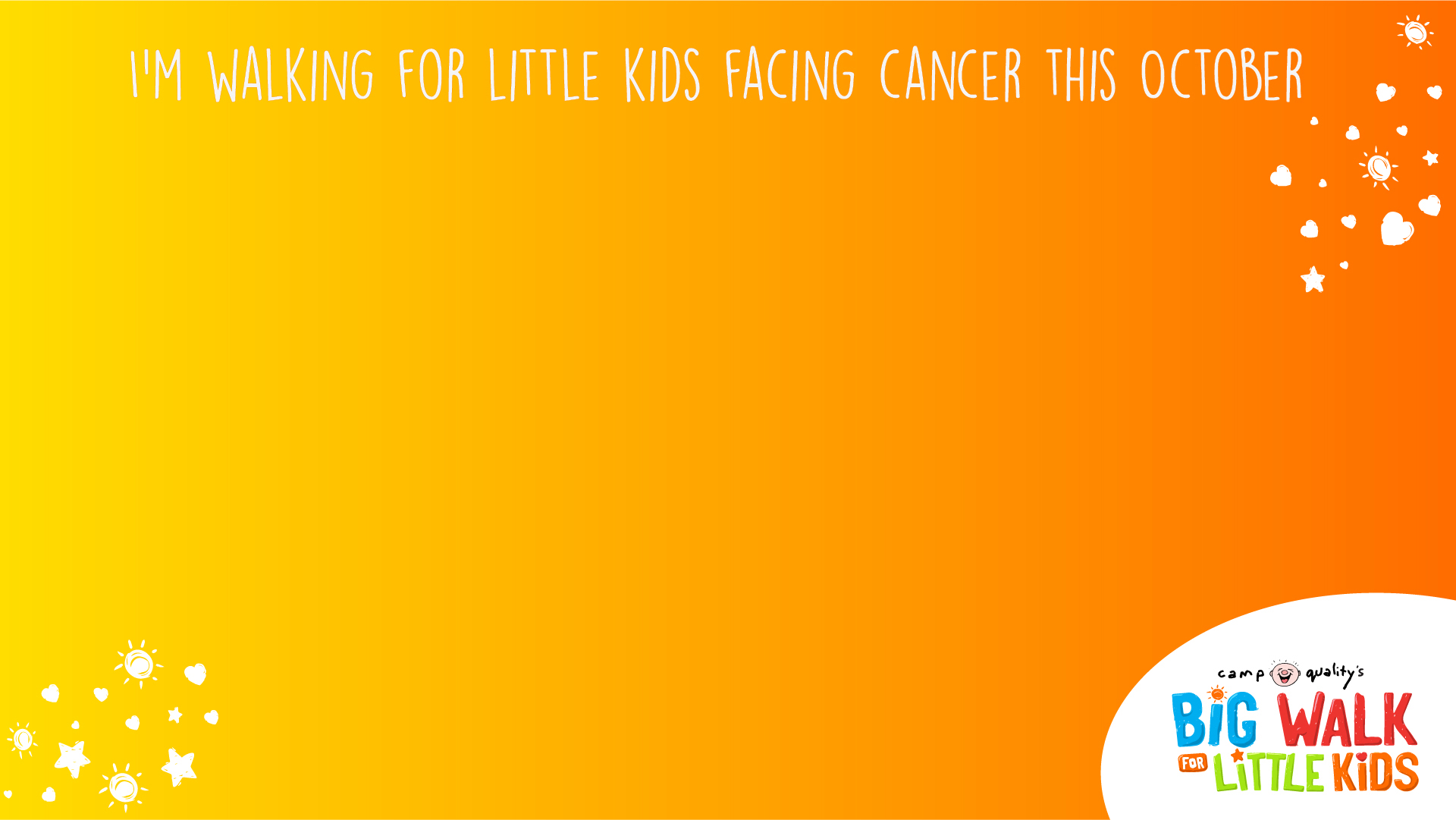 Zoom Background - Orange