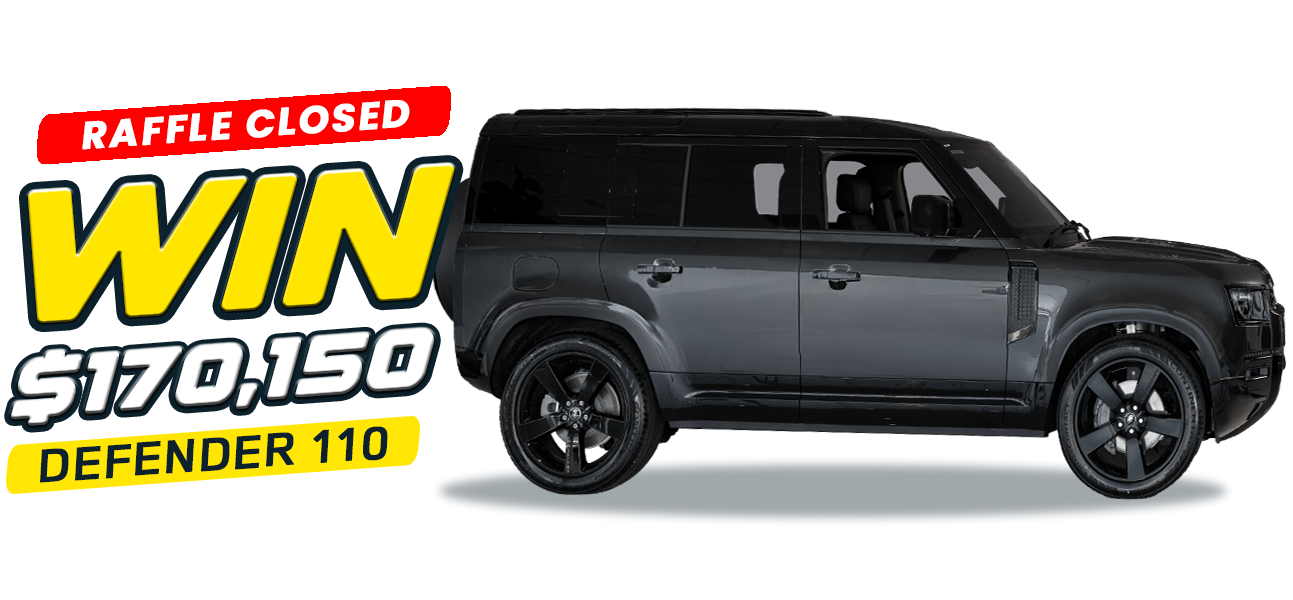 Rotary Raffle Defender Win a $170K Defender 110 | Camp Quality Raffle