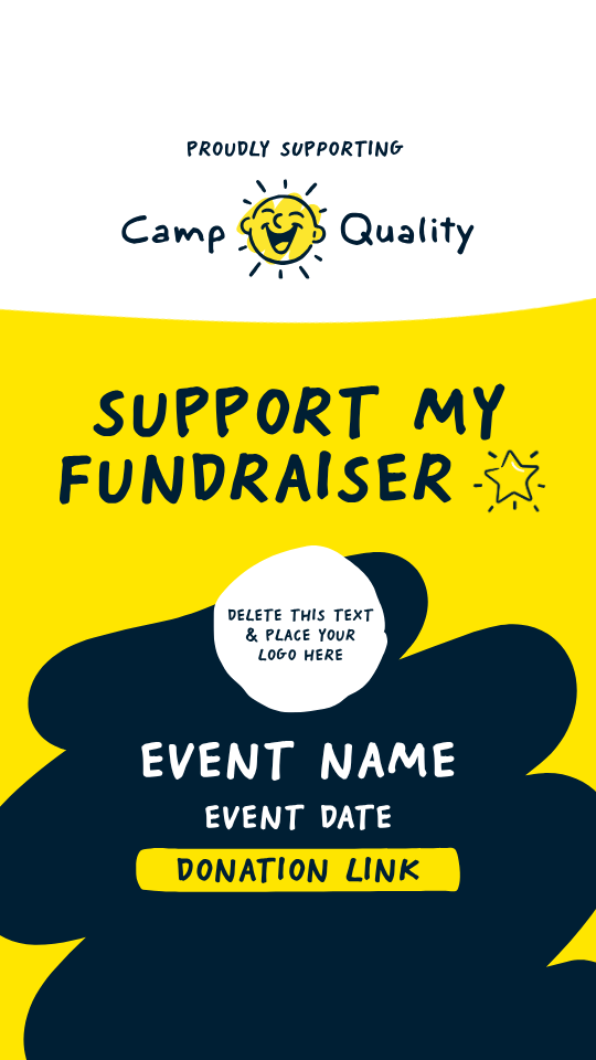Camp Quality customisable social Story template two